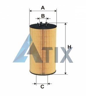 Фильтр масляный двигателя AUDI A4, A6, A8 /OE650/4 (WIX-Filtron) WIX FILTERS WL7471