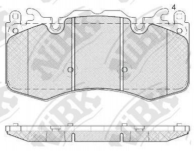 Колодки передние Range Rover, Defender NEW NiBK PN0567