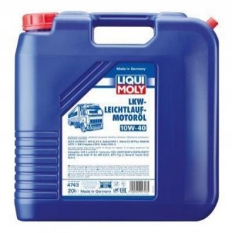 LKW-Leichtlauf-Motoroil Basic10W-40 / Масло моторное (синтетическое) (20л) LIQUI MOLY 4743