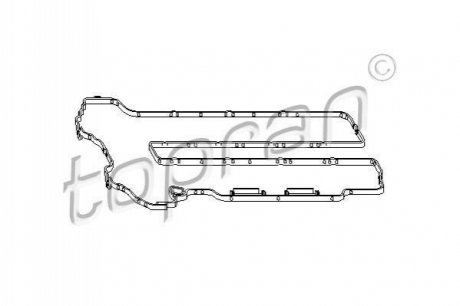 Прокладка клапанной крышки OPEL Astra 1.2 16V, Agila, Corsa 1.2,1.4/00- TOPRAN / HANS PRIES 206 513 (фото 1)