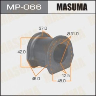 Втулка стабилизатора переднего Mitsubishi Pajero (-06) (Кратно 2 шт) MASUMA MP-066 (фото 1)