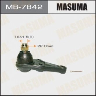 Шаровая опора front low V65W, V63W, V68W, V73W, V75W, V78W MASUMA MB-7842