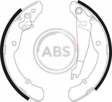 Колодка гальм. барабан. SKODA Octavia задн. (ABS) A.B.S. 9042