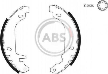 ЩЕКИ ТОРМ. RENAULT 5 / 21 / Twingo /Clio 1.1-1.8 91- BENDIX 180 A.B.S. 8135