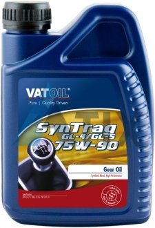 Трансмиссионное масло SynTrag GL-4 / 5 75W-90 полусинтетическое 1 л VATOIL 50095