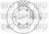 Тормозной диск задний вентилируемый (285 мм) SPRINTER 4, LT 96- QUINTON HAZELL BDC4543 (фото 2)