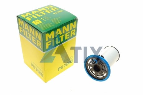 Фільтр паливний FIAT DOBLO, PANDA 1.3, 1.6 D 10- (вир-во) MANN PU 7005