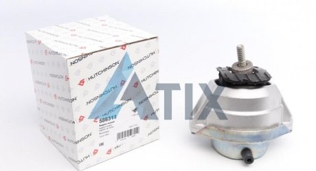 Опора двигуна ліва BMW 5 E60,E61 525d,530d,535d (M57N) 07.03- HUTCHINSON 586311