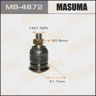 Шаровая опора рычага нижняя (пр/лев) Nissan Maxima QX 95-00 MASUMA MB-4872 (фото 1)
