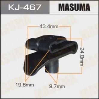 Клипса автомобильная (автокрепеж) 467-KJ [уп.50] MASUMA KJ-467