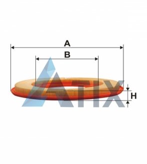 Фильтр воздушный MB W201 (WIX-Filtron) /AP008 WIX FILTERS WA6170