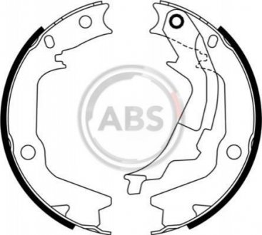 Комплект тормозных колодок, стояночная тормозная система A.B.S. 9198 (фото 1)