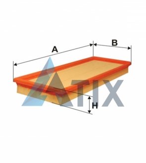 Фільтр повітряний OPEL (вир-во WIX-Filtron) /AP049 WIX FILTERS WA6212