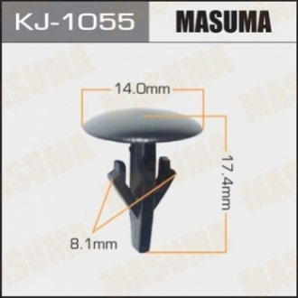 Клипса автомобильная (автокрепеж) 1055-KJ [уп.50] MASUMA KJ1055