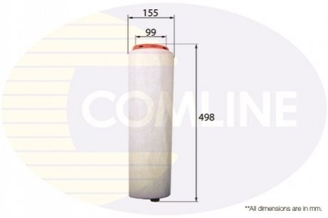 - Фільтр повітря (аналогWA6574/LX818) COMLINE EAF079