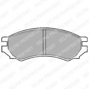 Гальмівні колодки дискові NISSAN Primera/Sunny F 90-95 Delphi LP670