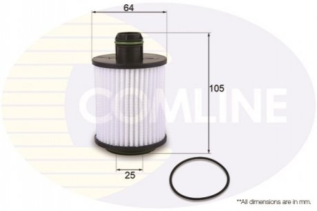 - Фільтр оливи (аналогWL7463/OX559D) COMLINE EOF238