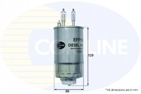 - Фільтр палива (аналогWF8408/KL567) COMLINE EFF156 (фото 1)