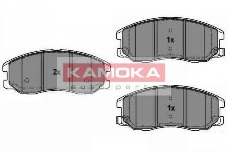 Колодка тормозная передняя CHEVROLET CAPTIVA кор. уп. KAMOKA JQ1018616