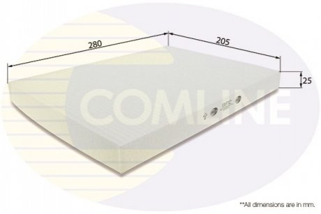 - Фільтр салону (аналогWP6810/LA31) COMLINE EKF112