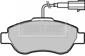 - Гальмівні колодки до дисків BORG & BECK BBP2416