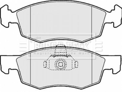- Гальмівні колодки до дисків BORG & BECK BBP1886