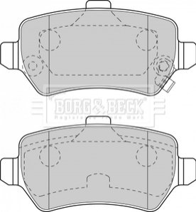 - Гальмівні колодки до дисків BORG & BECK BBP1777 (фото 1)