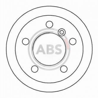 Тормозной диск заднии Sprinter/LT -06 (272x16 мм) A.B.S. 16454