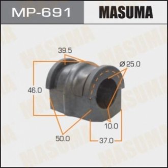 Втулка стабилизатора /front/ X-Trail/ T30 MASUMA MP-691 (фото 1)