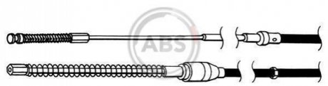 Трос, стояночная тормозная система A.B.S. A.B.S. K12886 (фото 1)
