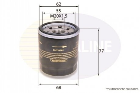 - Фільтр оливи (аналогWL7200) COMLINE CHY11001