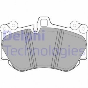 Комплект тормозных колодок дисковый тормоз Delphi LP2116