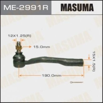 Рулевой наконечник правый Toyota Carina E 93-97 MASUMA ME-2991R (фото 1)