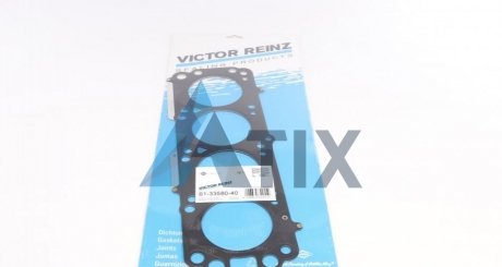 Прокладка ГБЦ Opel Astra F/G 1.7TD 94-05 (1.4mm) VICTOR REINZ 613358040 (фото 1)