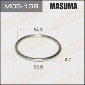Кольцо глушителя металлическое 54.5х62.8 MASUMA MOS139 (фото 1)