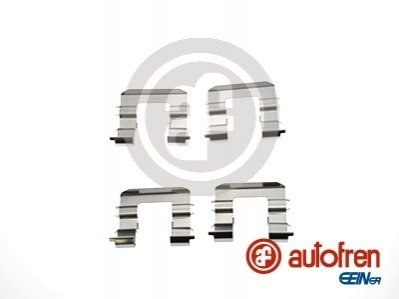 Монтажный комплект дисковых колодок передн HYUNDAI ACCENT III KIA RIO II 1.4/1.5D/1.6 03.05-12.11 AUTOFREN D42879A