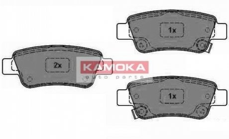 Колодка тормозная Honda CRV II/III 02\'-> задн. KAMOKA JQ1018466 (фото 1)
