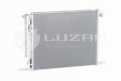 Радиатор кондиционера Авео Т255 08- с рессивером LUZAR LRAC 0581