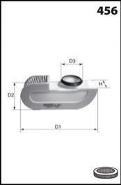 Фільтр повітря (аналогWA9727/LX1686/1) MECAFILTER EL9211 (фото 1)