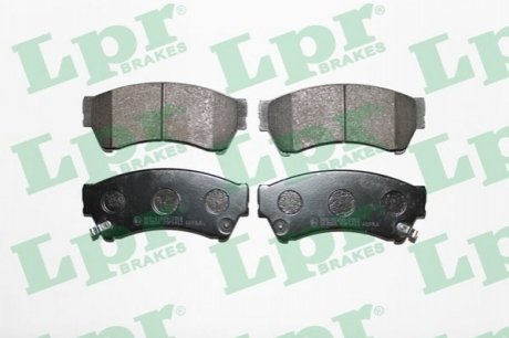 Колодки тормозные MAZDA 6 1.8-2.5 08- передние LPR 05P1413 (фото 1)