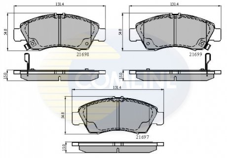 - Гальмівні колодки до дисків COMLINE CBP3556