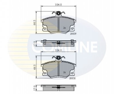 - Гальмівні колодки до дисків COMLINE CBP4137 (фото 1)