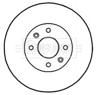 Тормозной диск BORG & BECK BBD4818