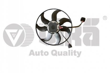 Вентилятор радиатора 220W Skoda Fabia (11-15), Octavia (04-13)/VW Caddy (04-16), Golf (04-16), Jetta Vika 99590579501 (фото 1)
