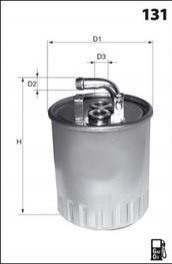 Фільтр палива (аналогWF8454/KL188) MECAFILTER ELG5313