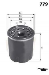 Фільтр оливи (аналогWL7108/OC138) MECAFILTER ELH4255