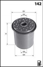 Фільтр палива (аналогWF8022/KX74) MECAFILTER ELG5226