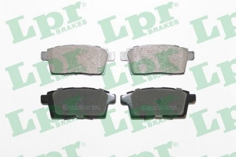 Колодки тормозные MAZDA CX7/CX9 07- задние LPR 05P1572