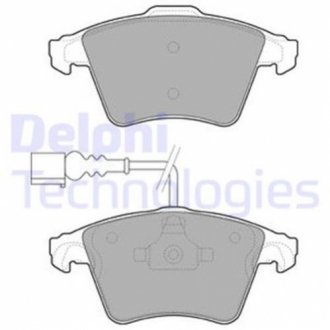 Комплект тормозных колодок дисковый тормоз Delphi LP1950
