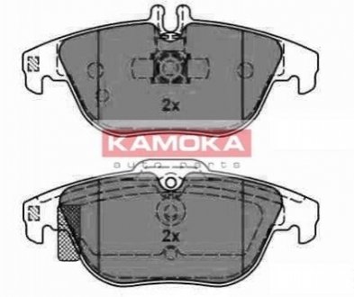Колодка тормозная MB C (W204) 07\'-> задн. KAMOKA JQ101117 (фото 1)
